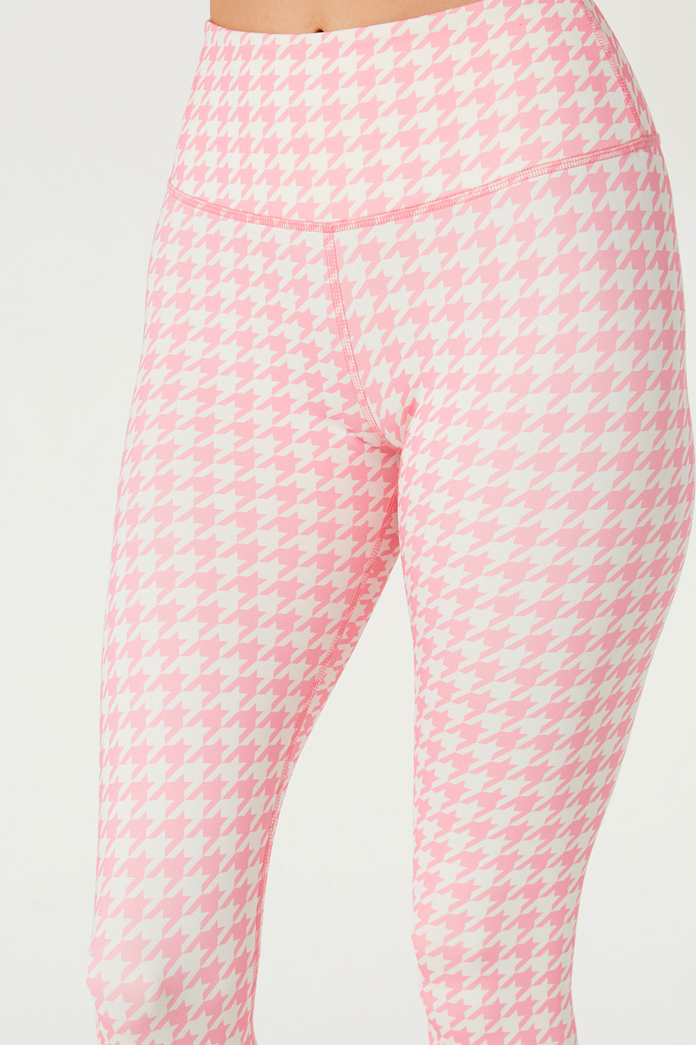 Pink  Cropped Leggings