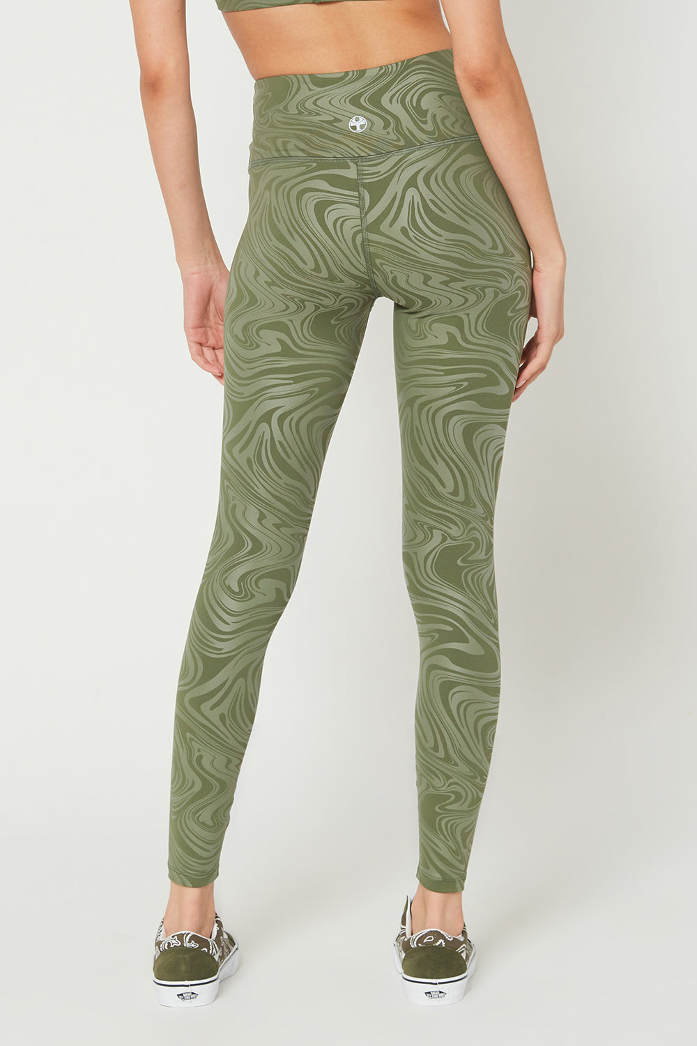 Metallic Marble Leggings