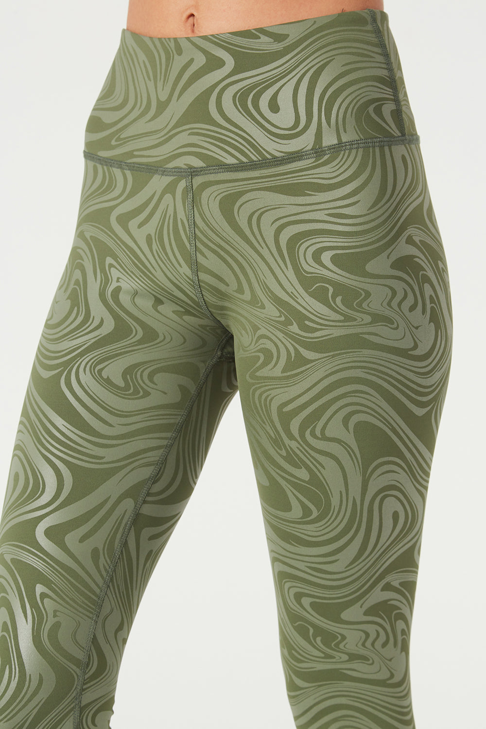 Metallic Marble Leggings