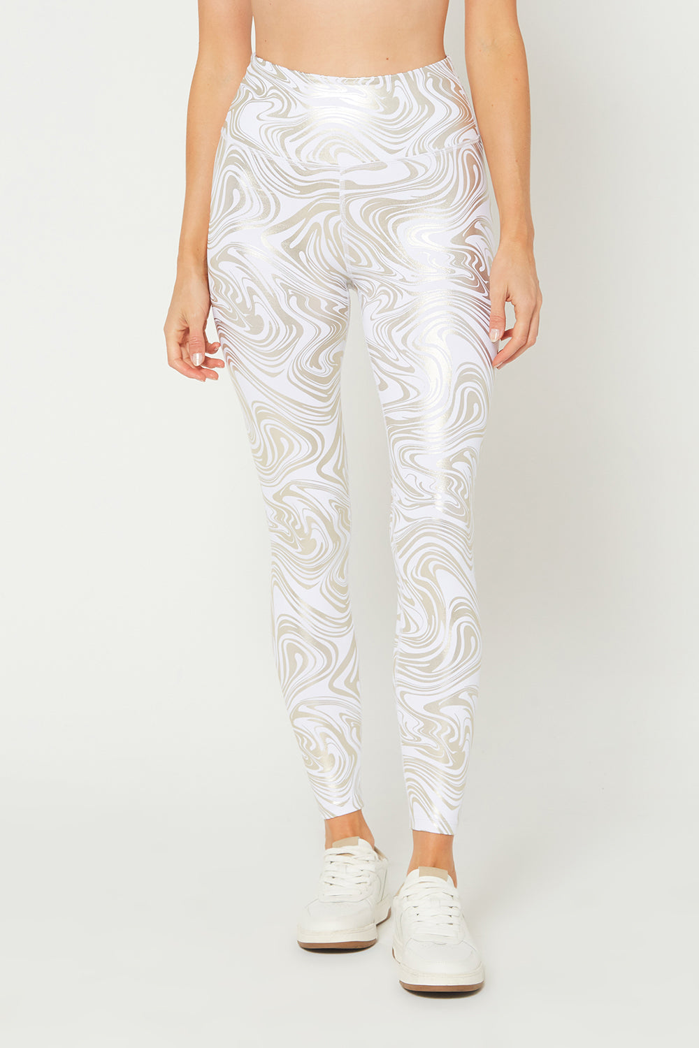Metallic Marble Leggings