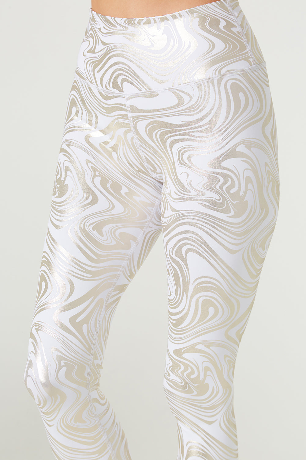 Metallic Marble Leggings