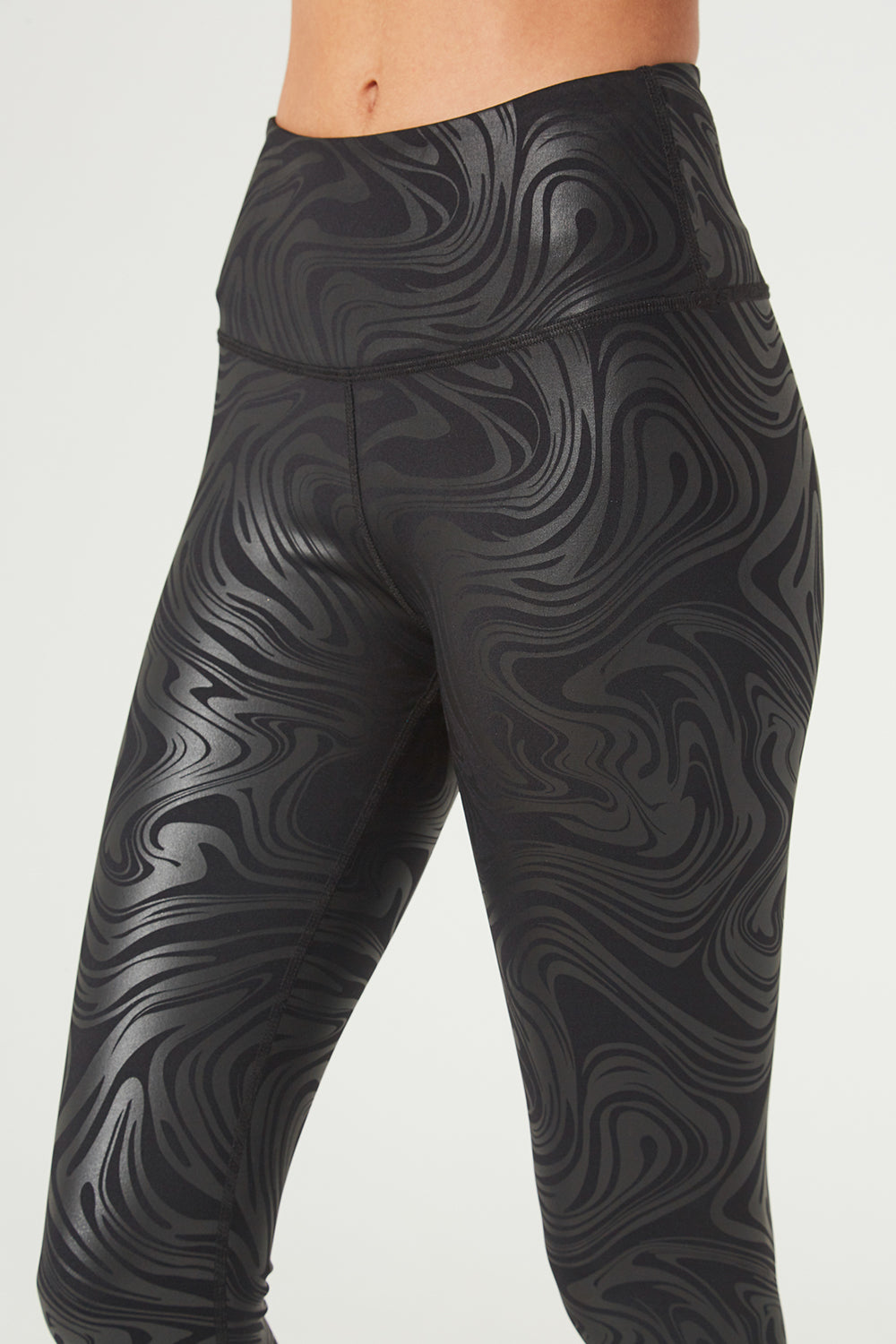 Metallic Marble Leggings
