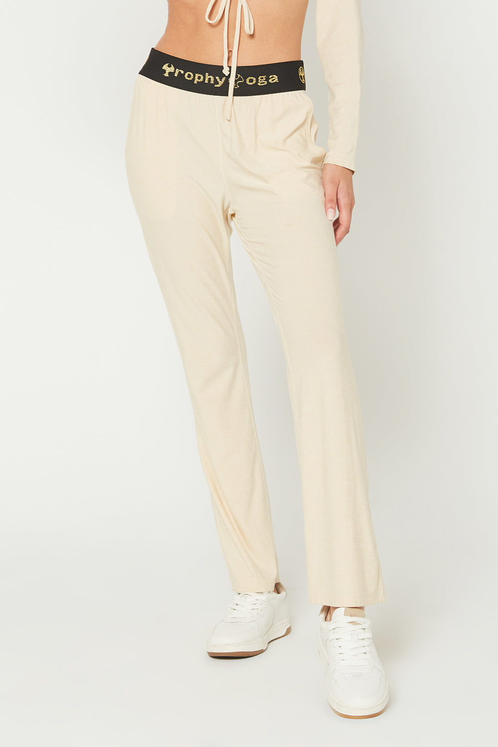 Light Heather Logo Relaxed Pants