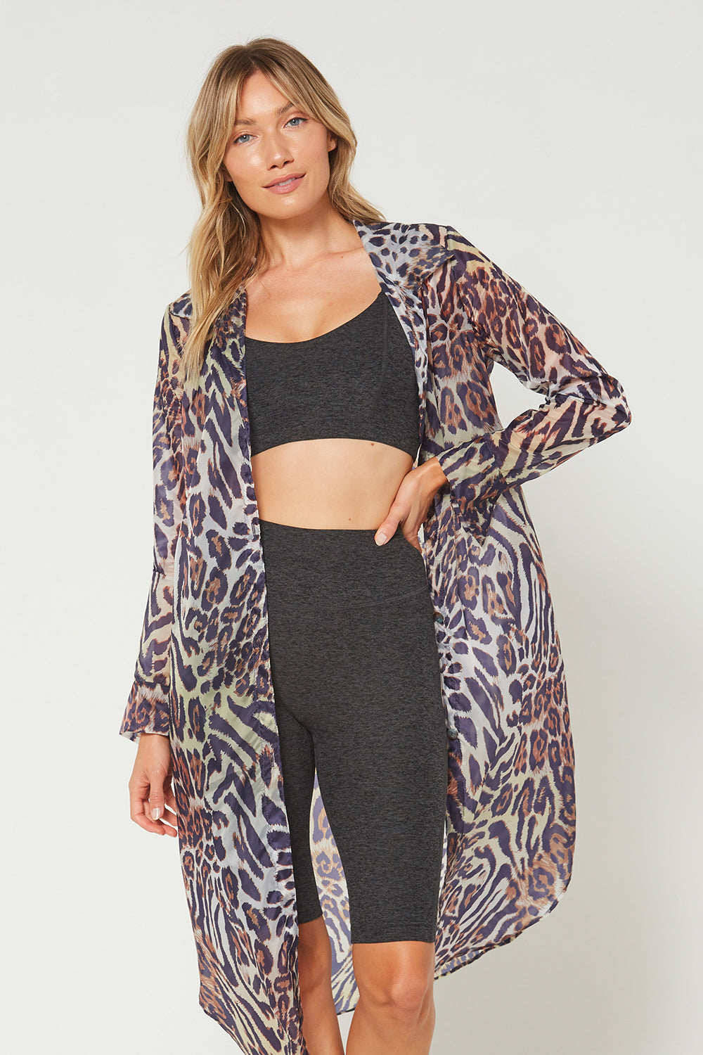 Wild Side Maxi Cover Up Shirt