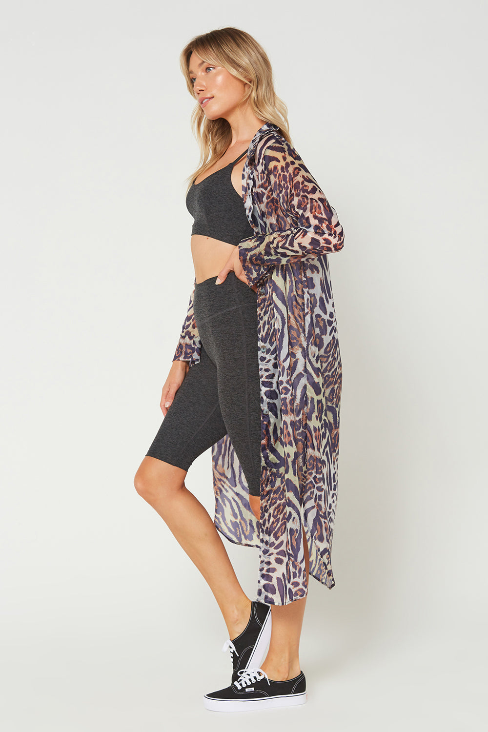 Wild Side Maxi Cover Up Shirt