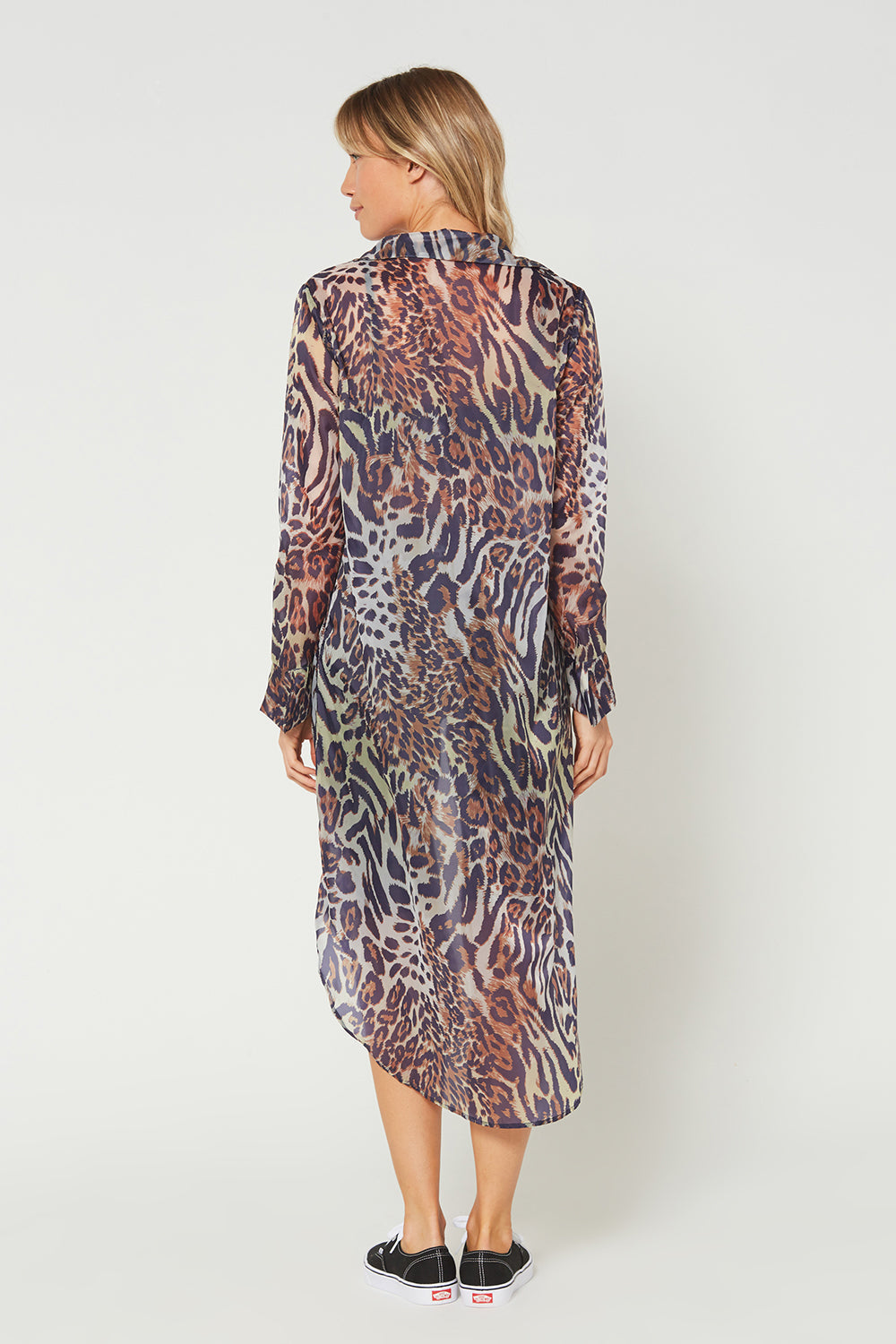 Wild Side Maxi Cover Up Shirt