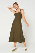 Cross Back Strap Maxi Dress