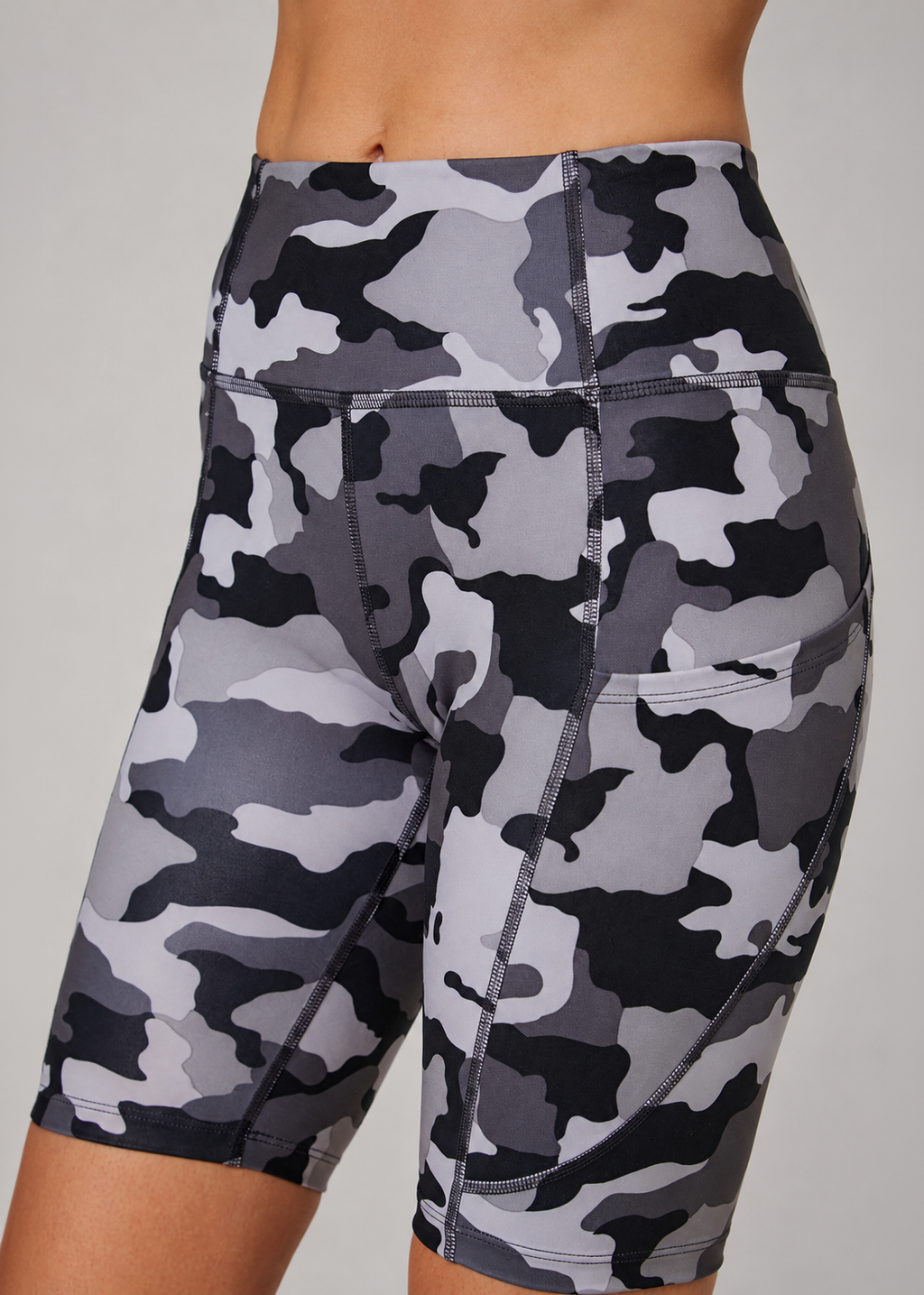 Camo Biker Shorts