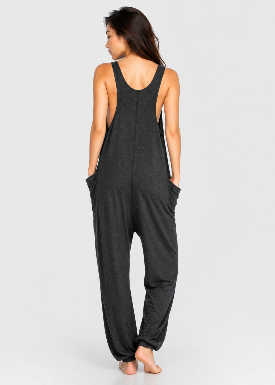 Soft Drape Pocket Romper