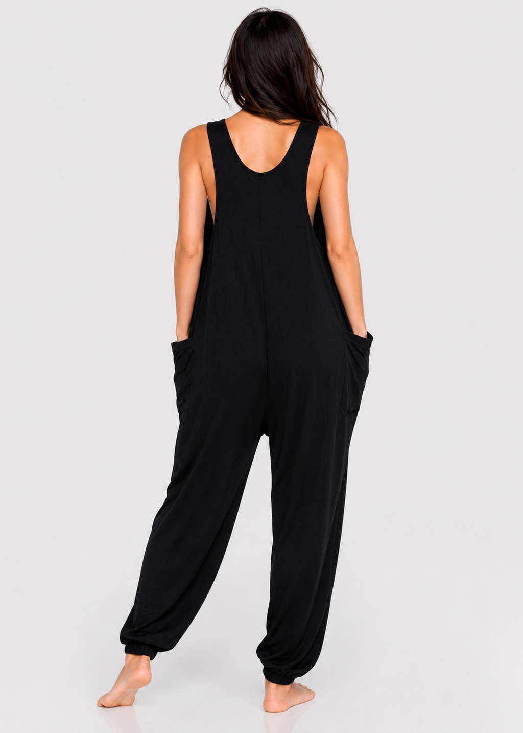 Soft Drape Pocket Romper