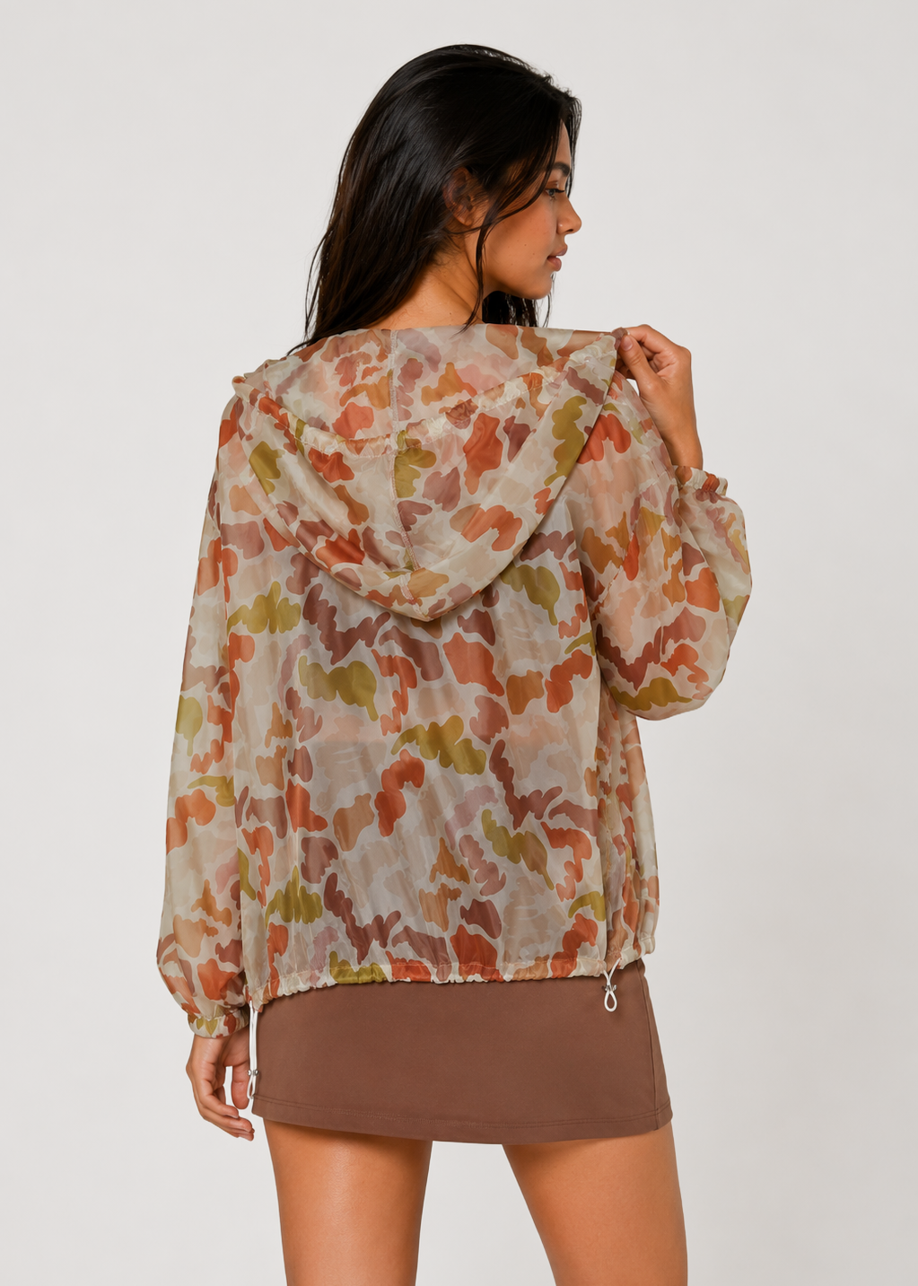 Natural Camo Windbreaker