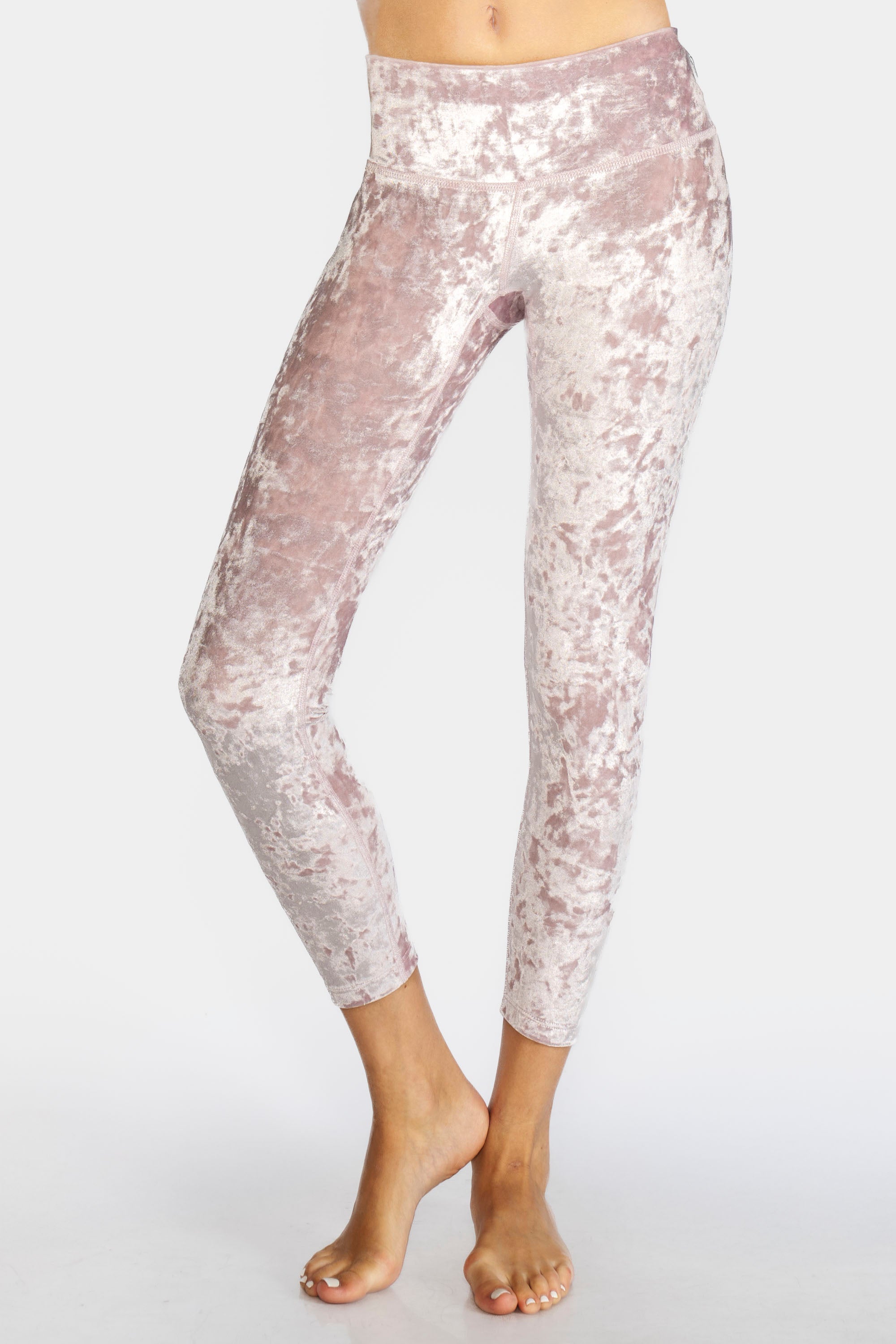 Velvet Cropped Leggings