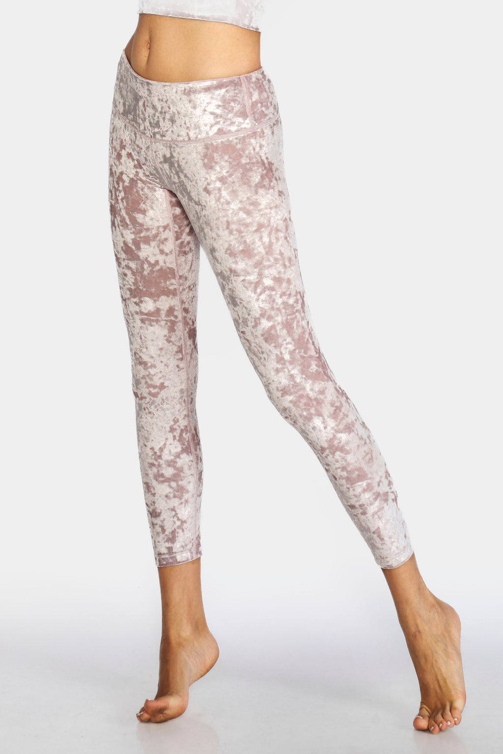 Velvet Cropped Leggings