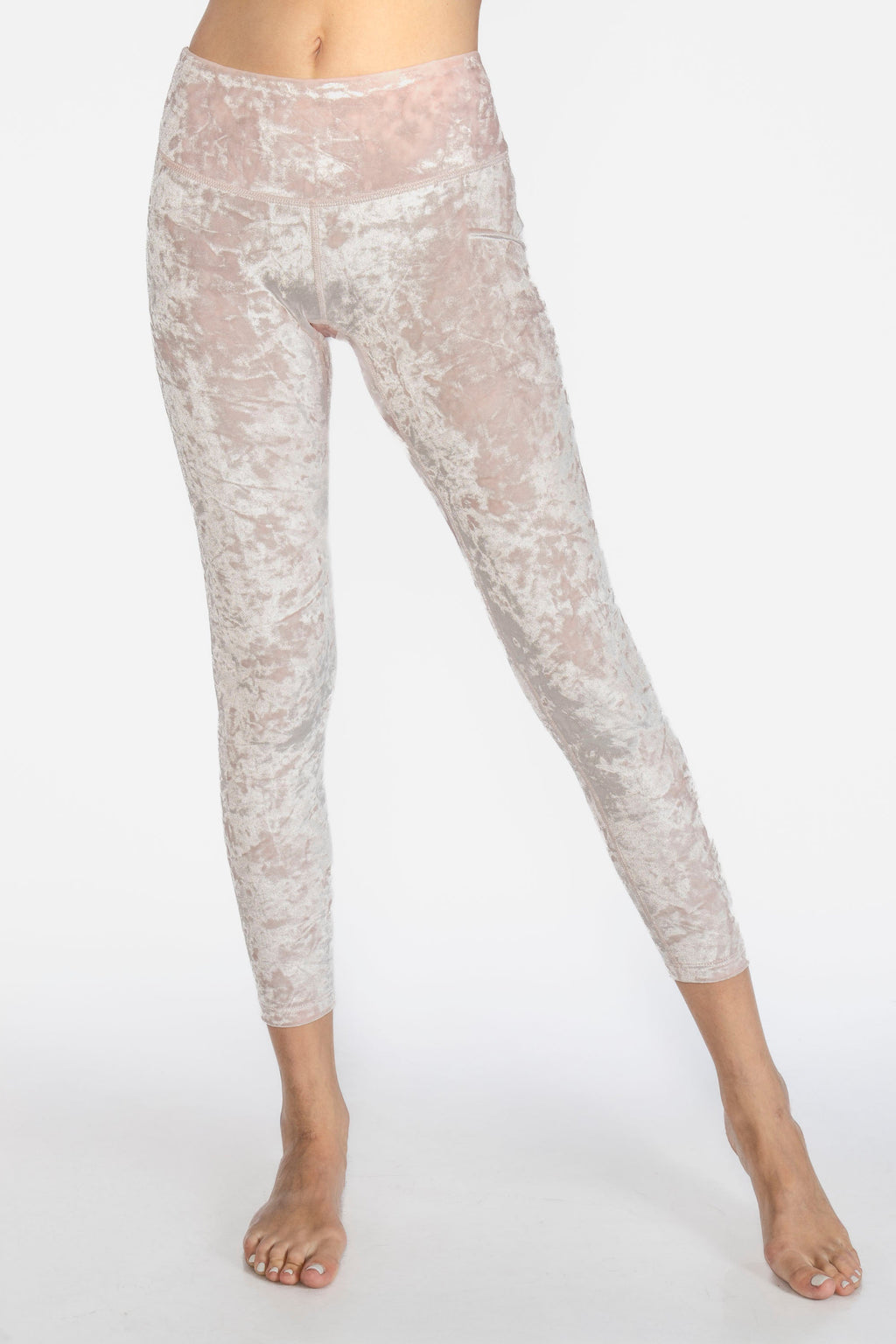 Velvet Cropped Leggings
