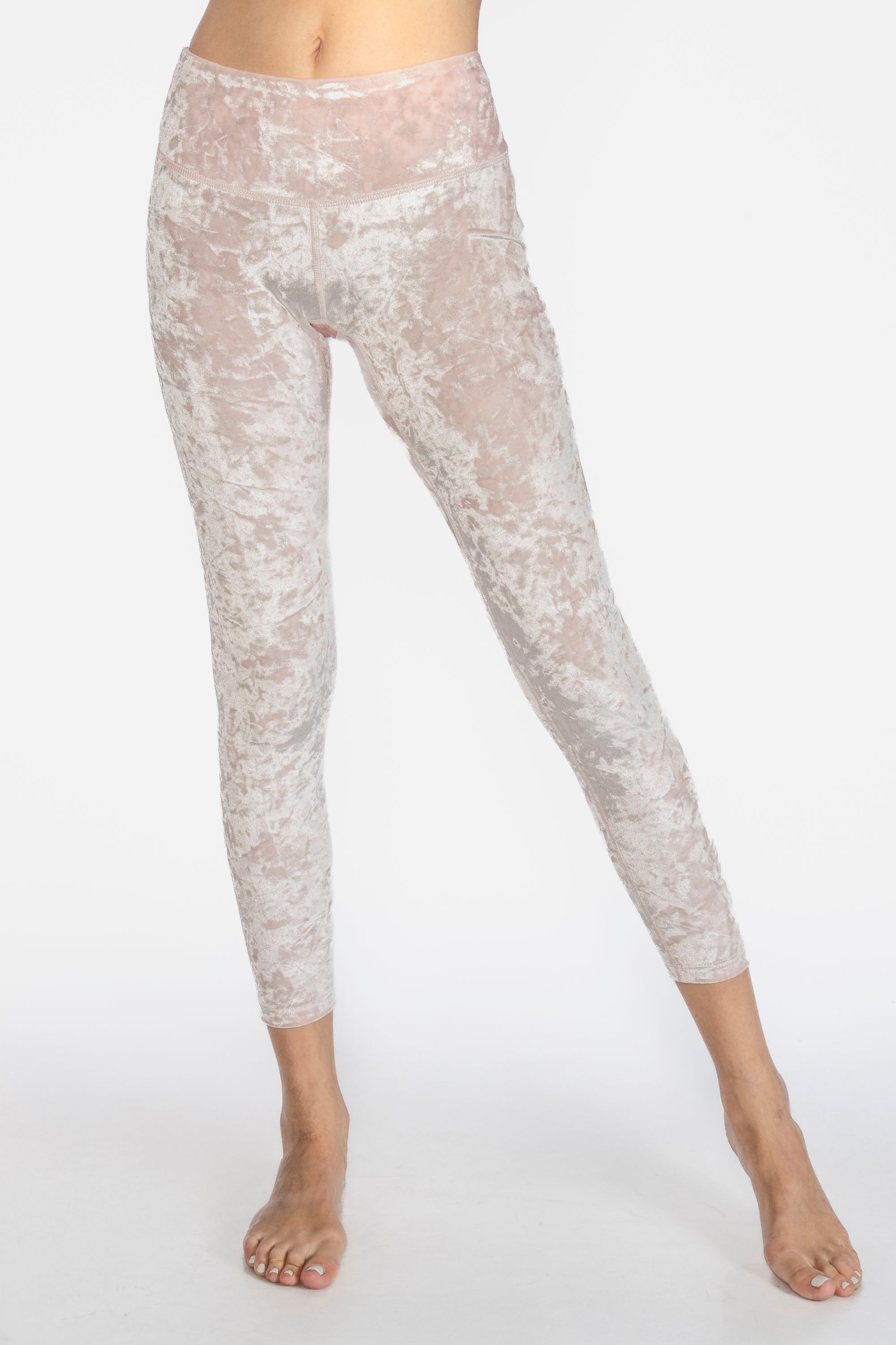 Velvet Cropped Leggings