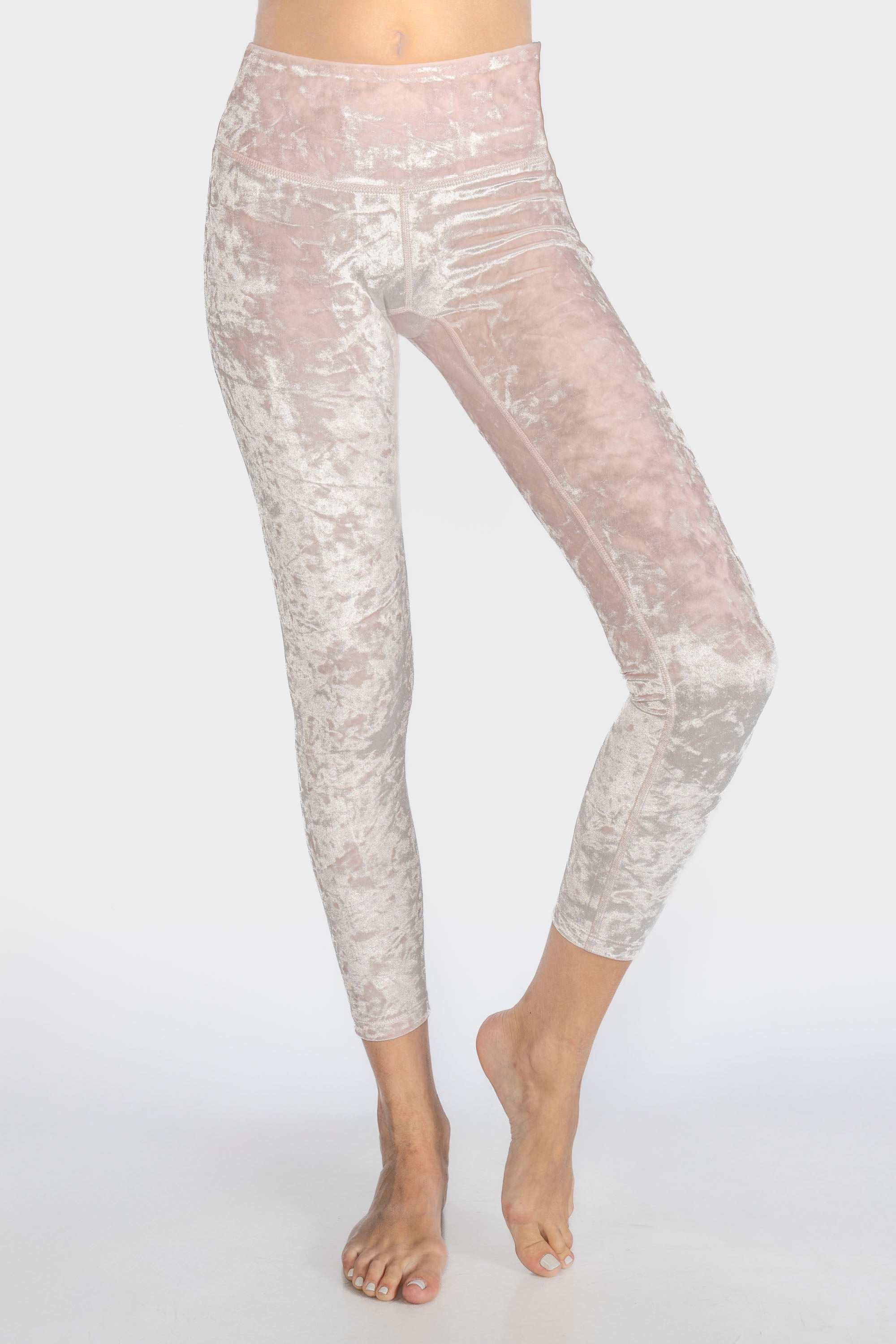 Velvet Cropped Leggings