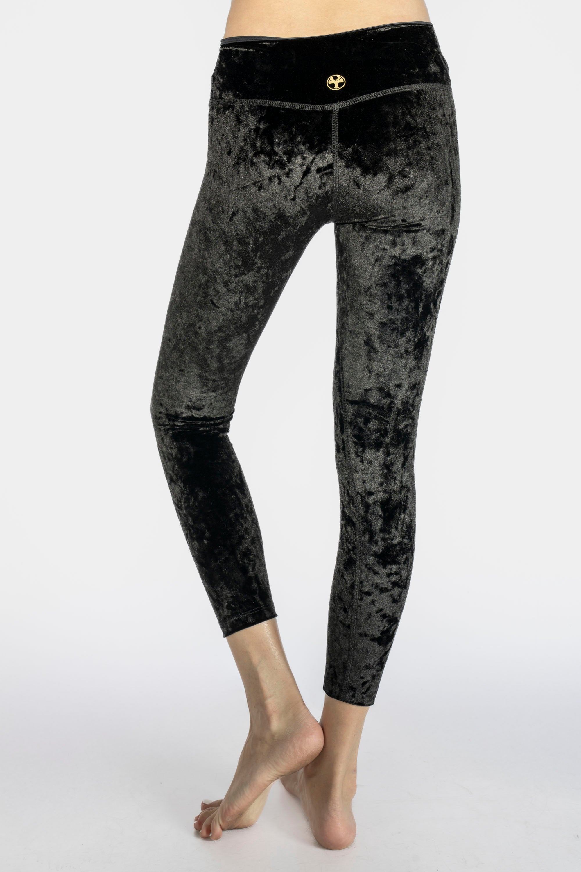 Velvet Cropped Leggings