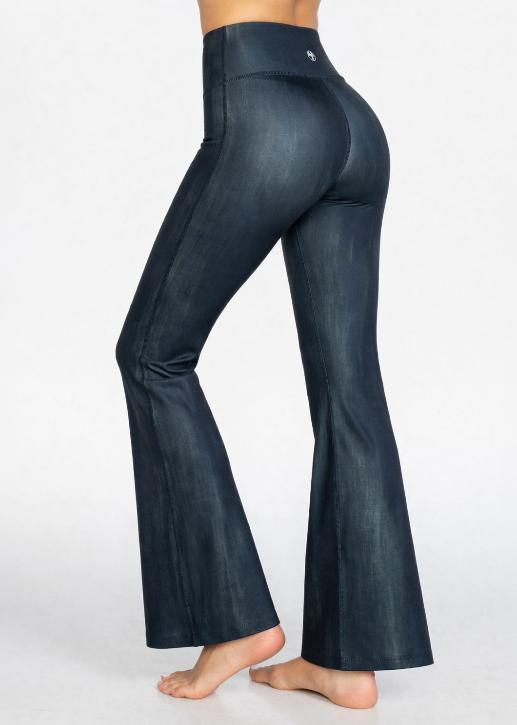 Vintage Denim Flare Leggings