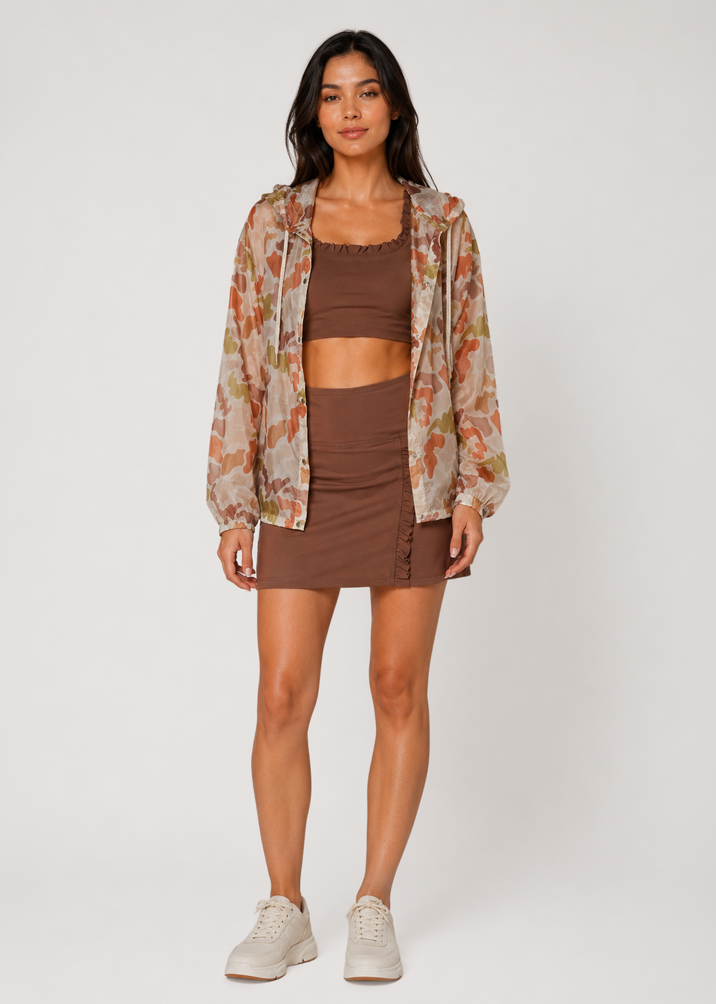 Natural Camo Windbreaker