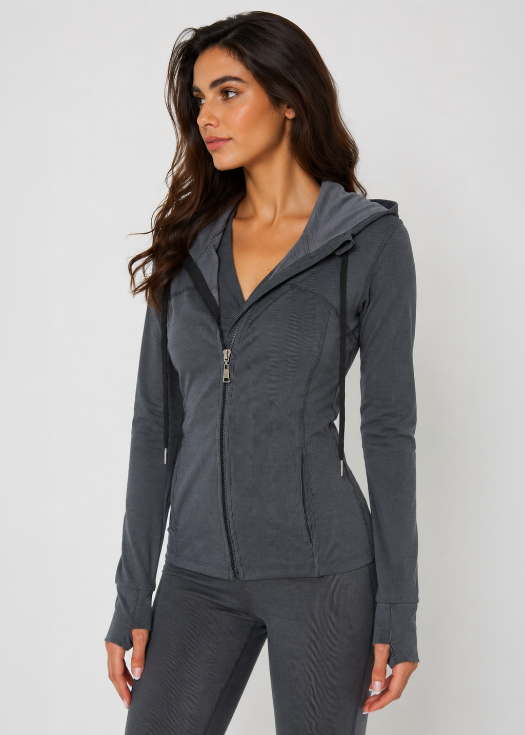 Contour Zip Hoodie