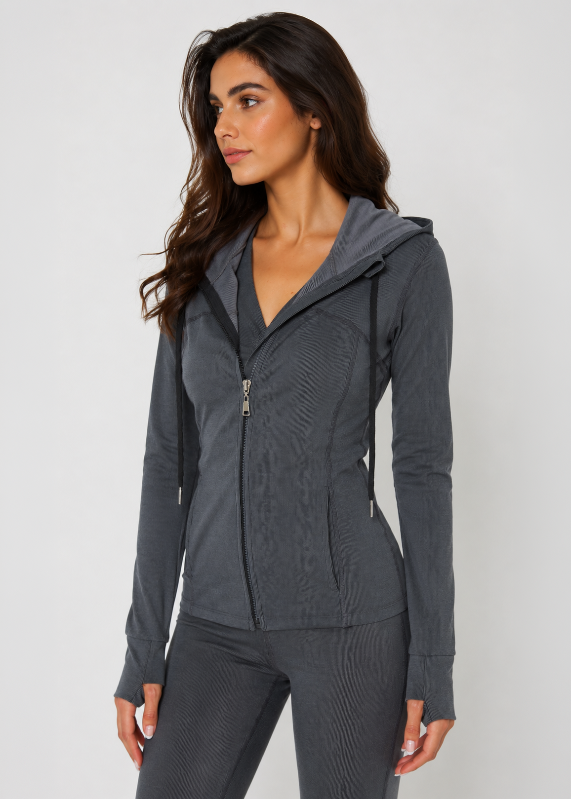 Contour Zip Hoodie