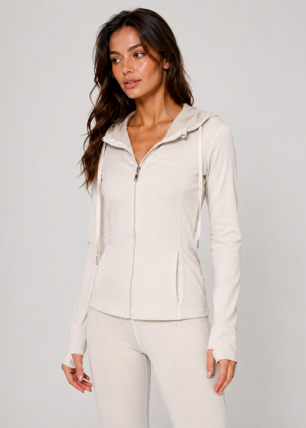 Contour Zip Hoodie
