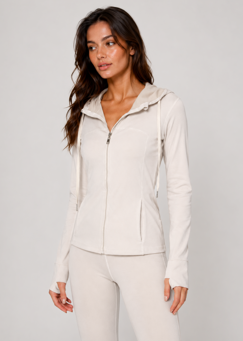 Contour Zip Hoodie