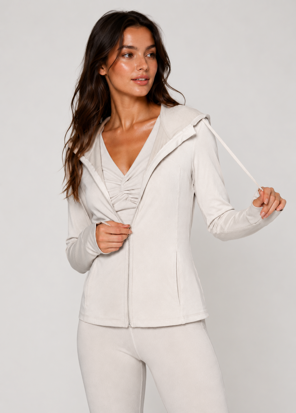 Contour Zip Hoodie