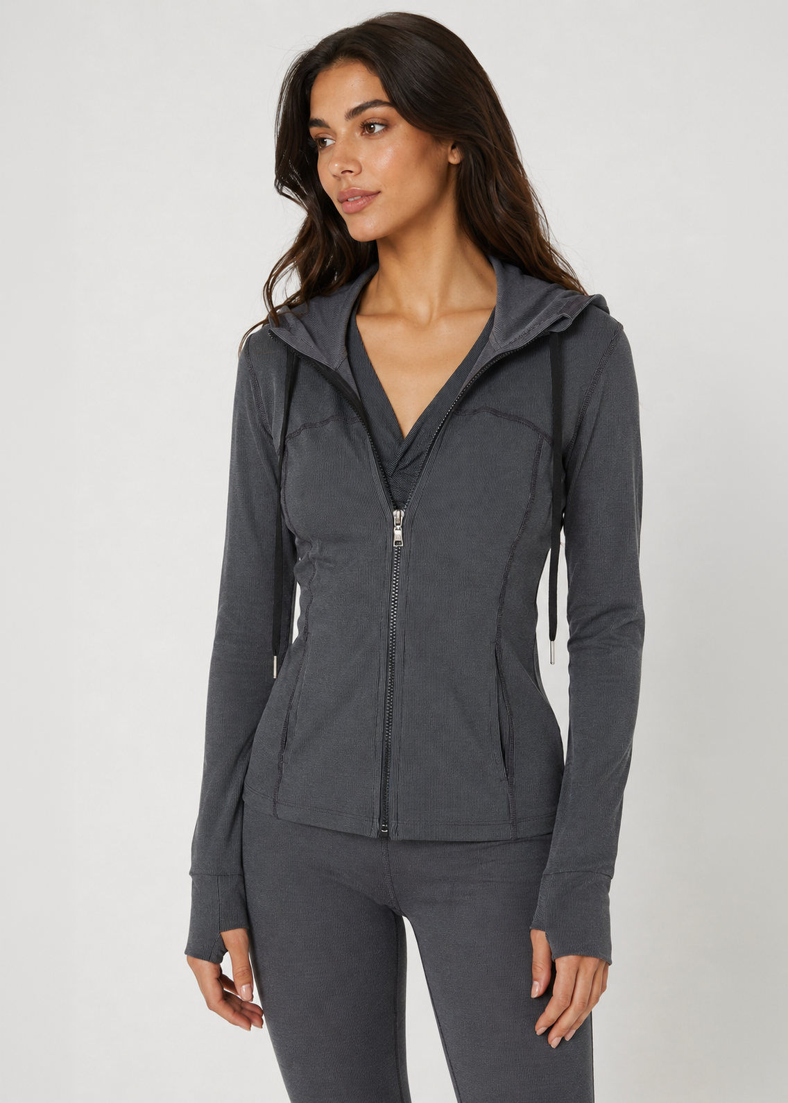 Contour Zip Hoodie