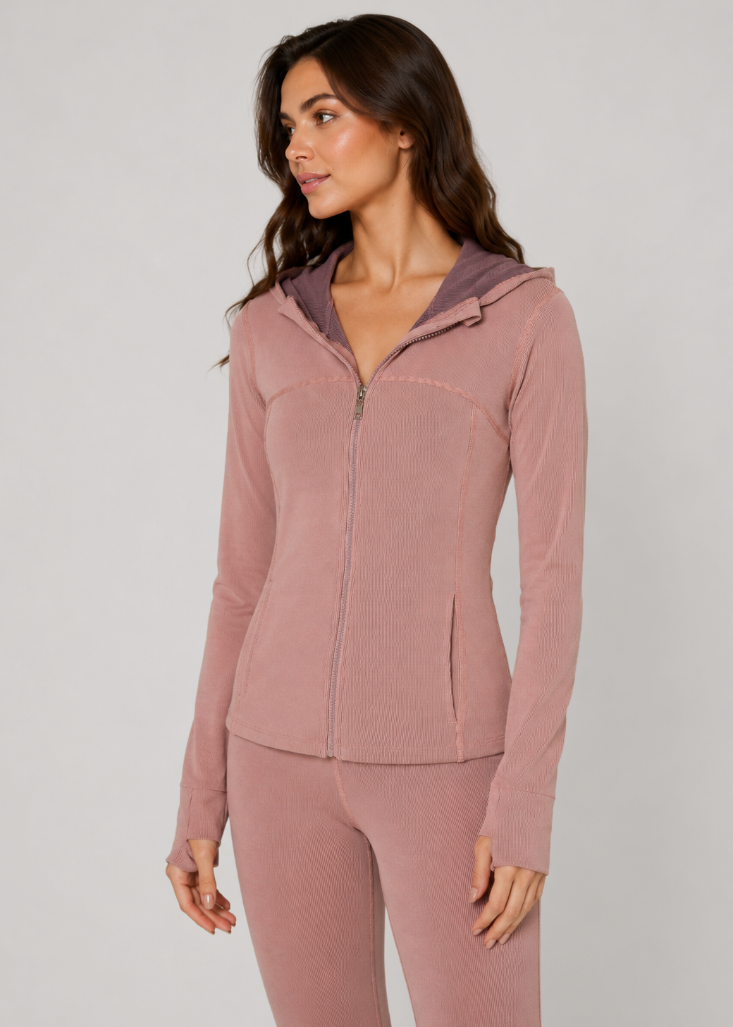 Contour Zip Hoodie