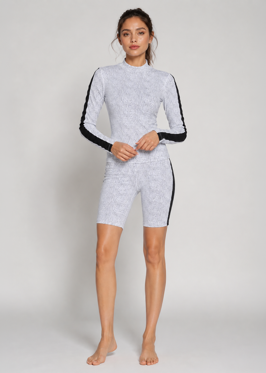 Side Stripe Biker Short