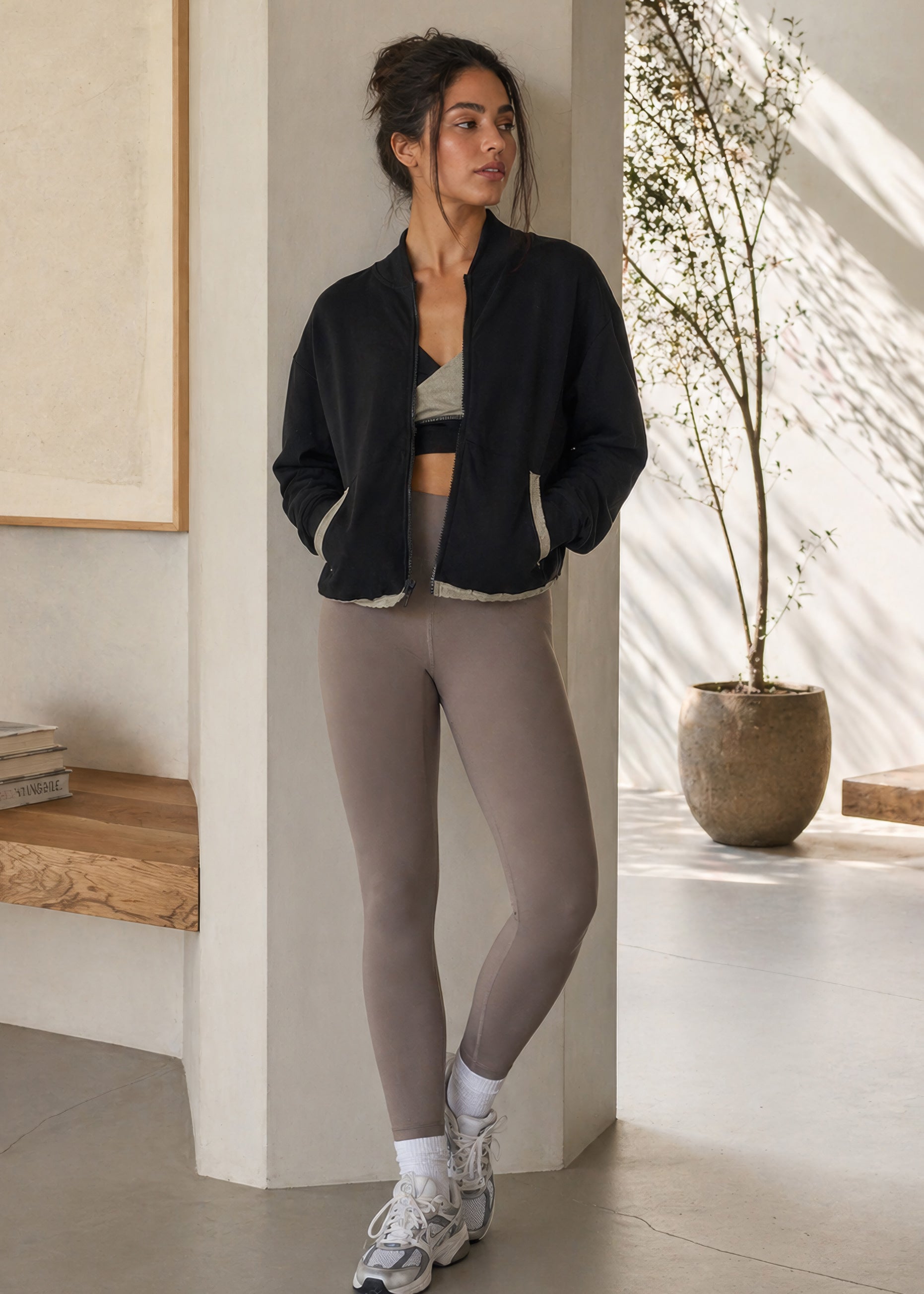 Lux Terry Crop Jacket