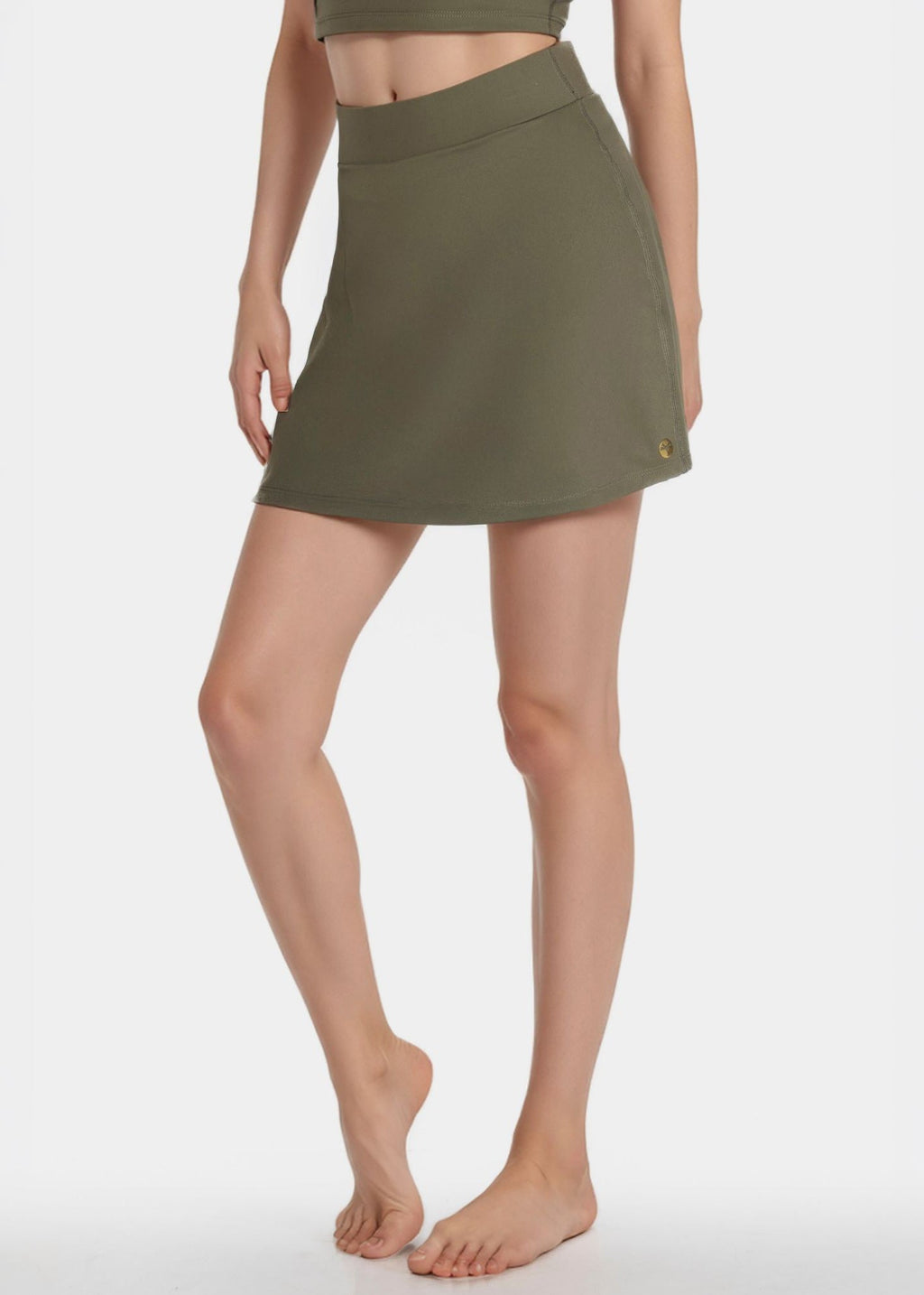 Built-in Pocket Short Tennis Skirt