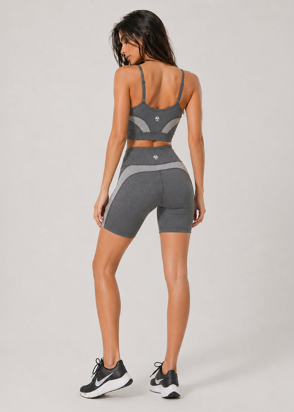 Curve Panel Biker Shorts