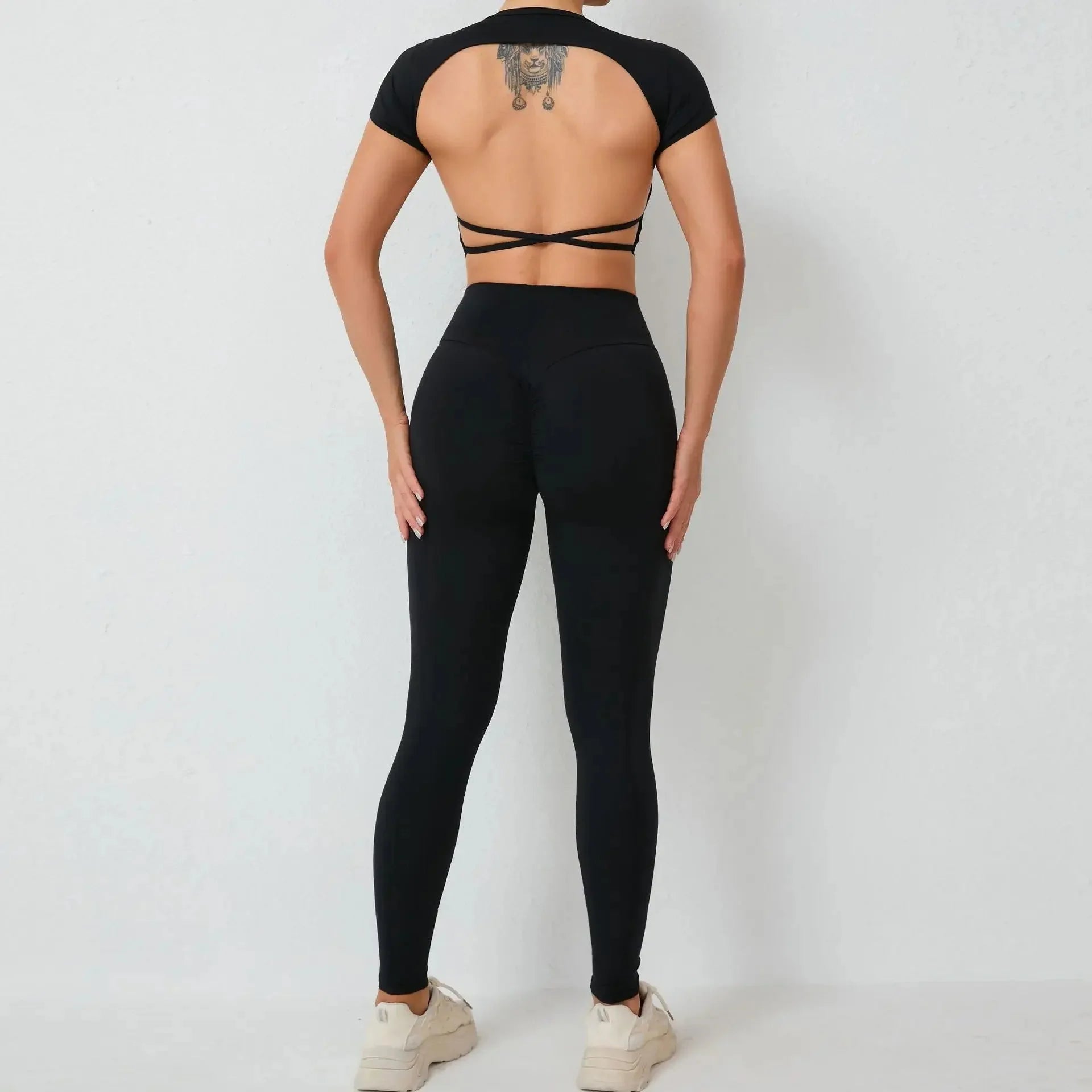 Cross-Back Two-Piece