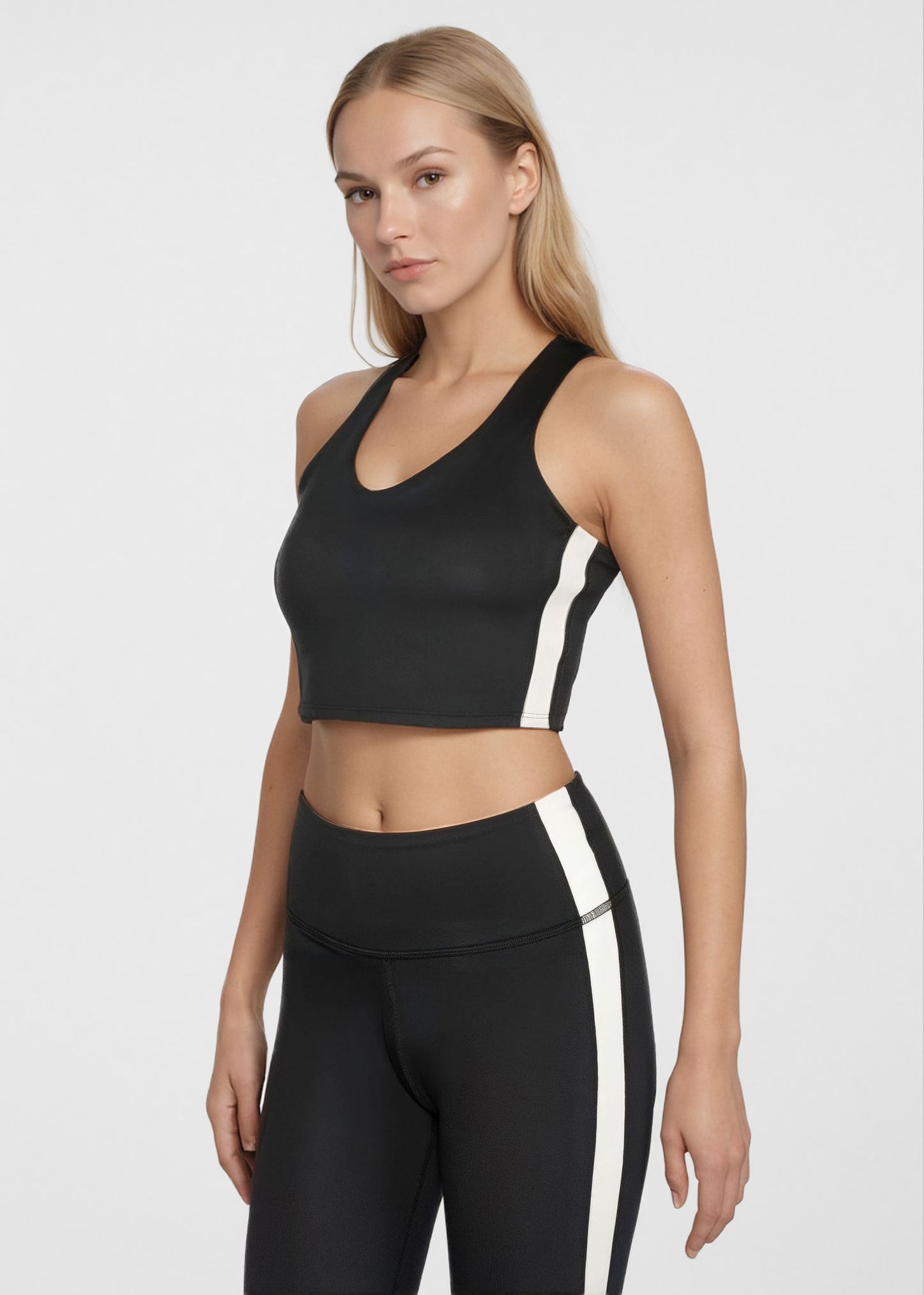 Side Split Crop Top