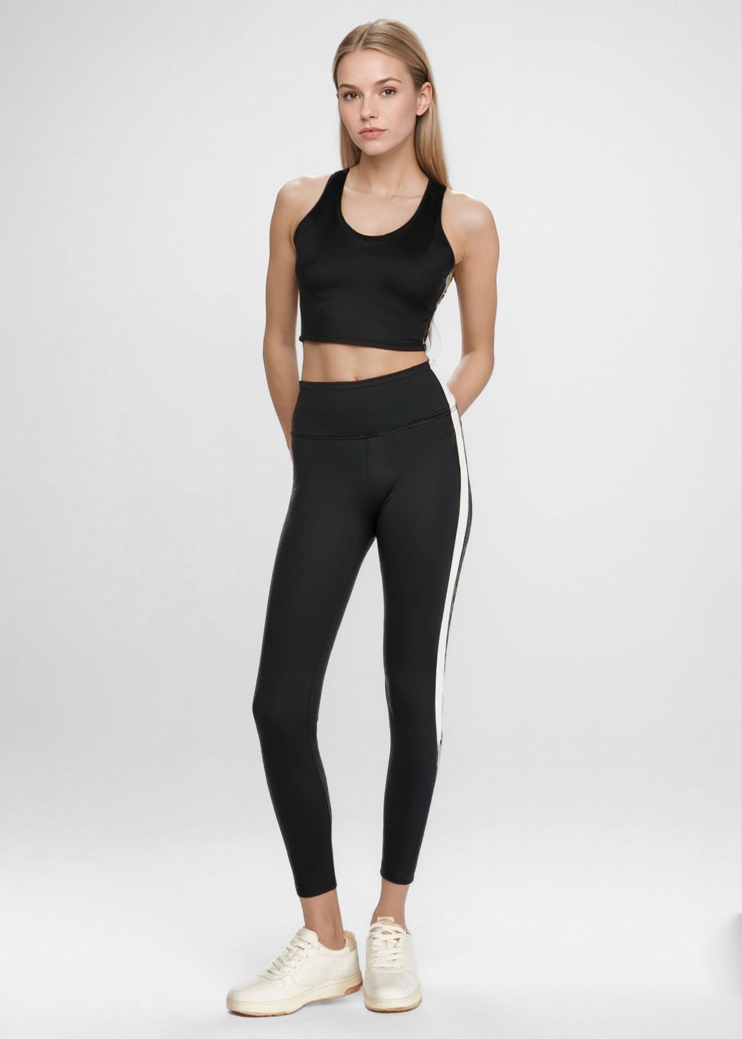 Side Split Crop Top