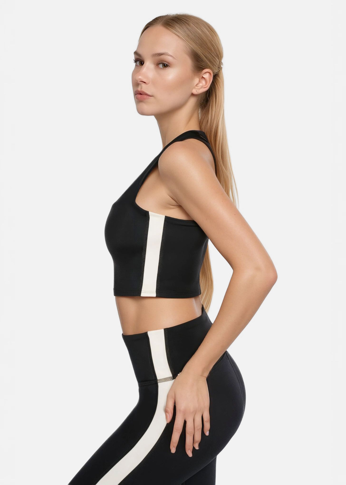 Side Split Crop Top