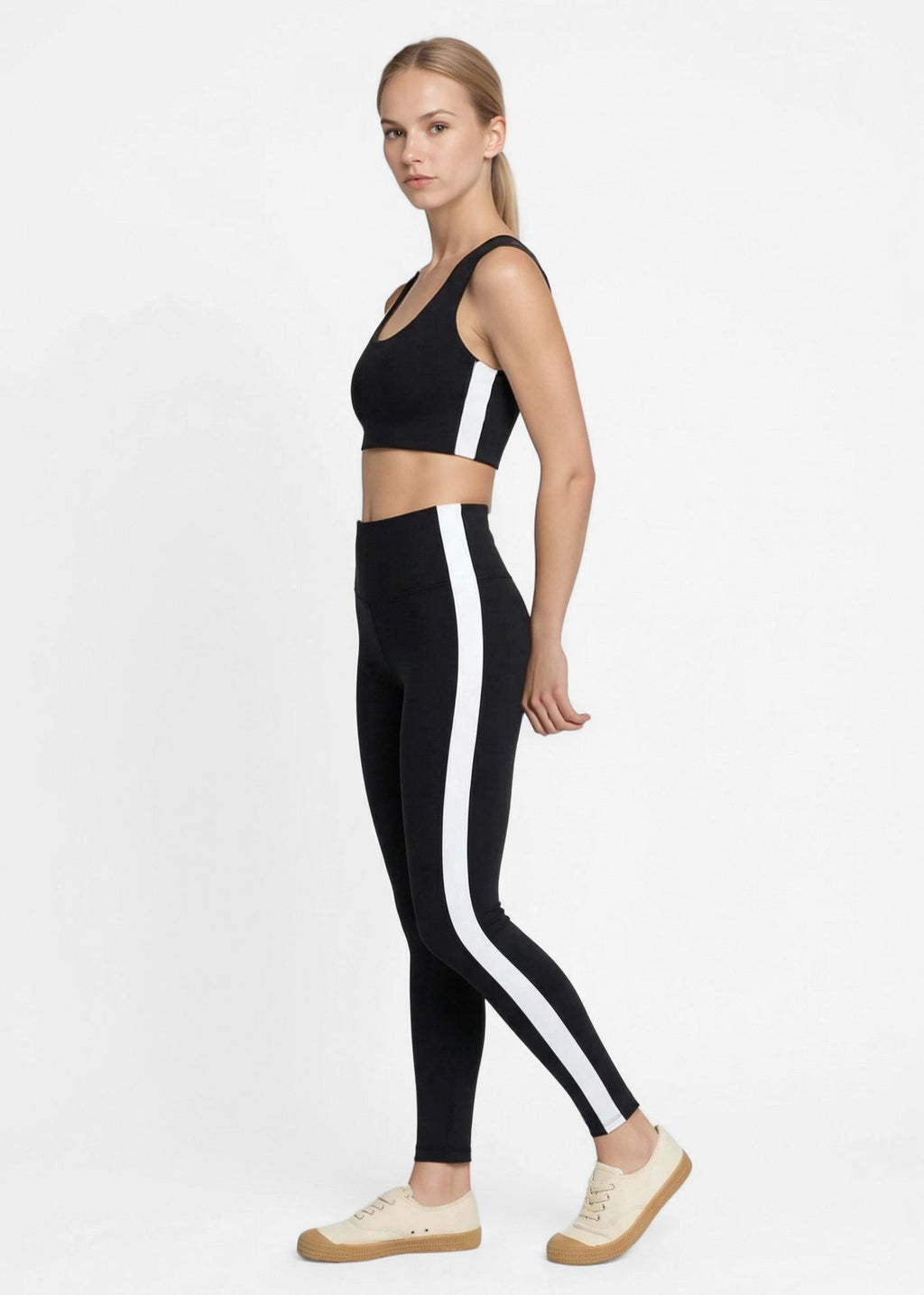 Side Split Crop Top