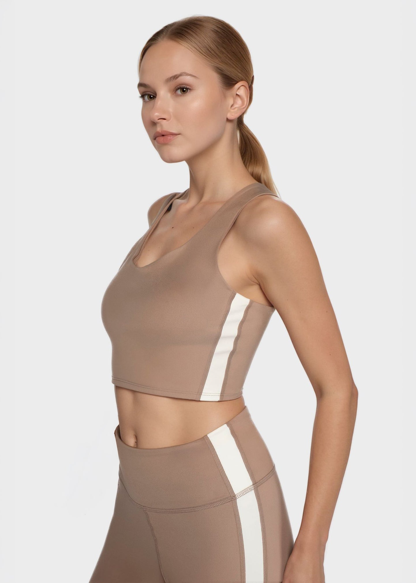 Side Split Crop Top