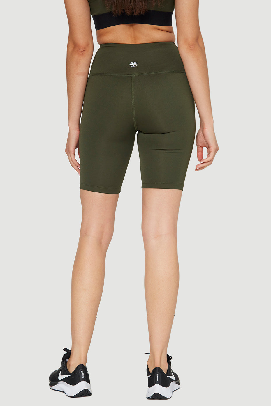 High-Rise Scuba Biker Shorts