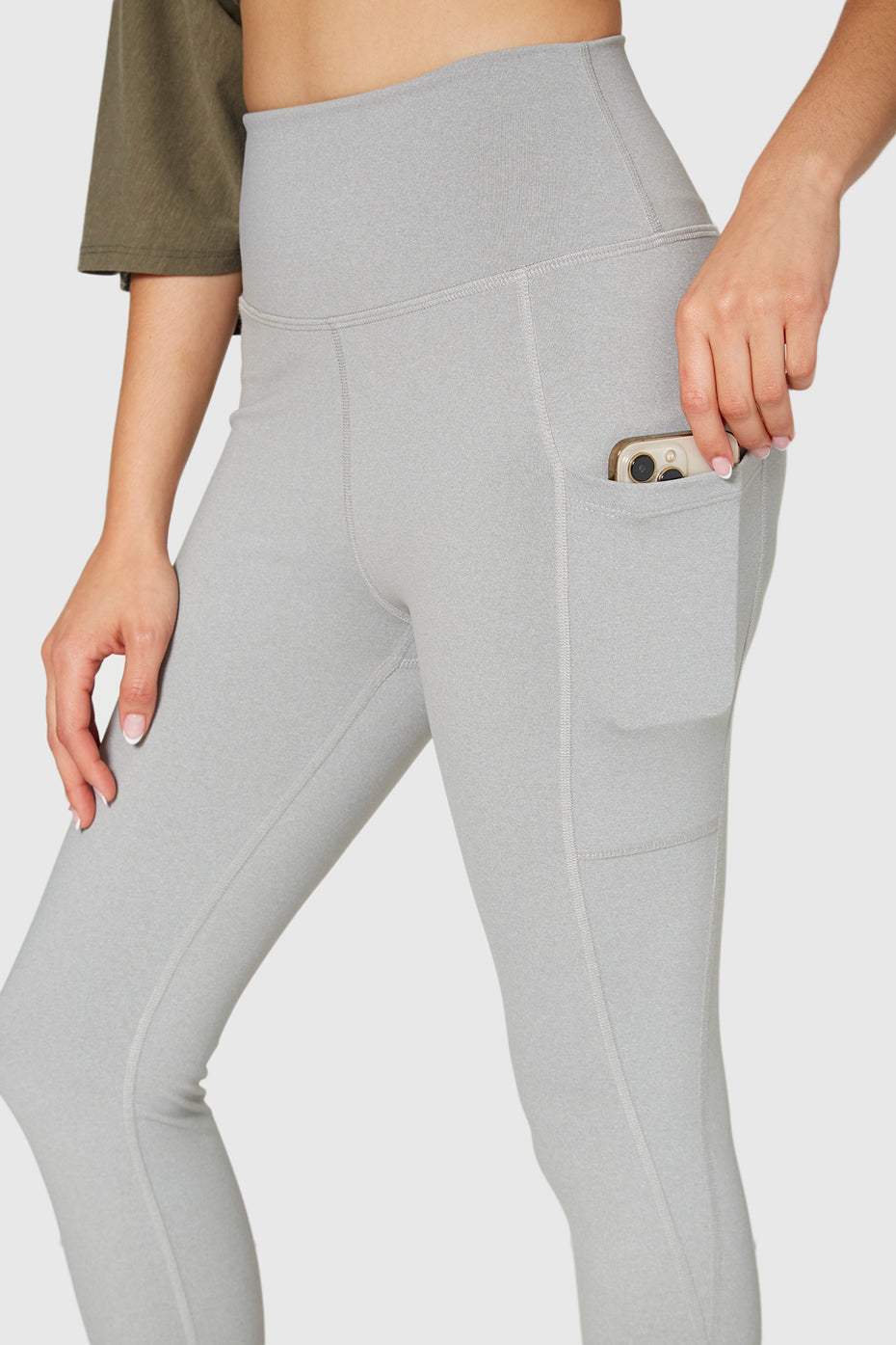 Stretch Heather Pocket Legging
