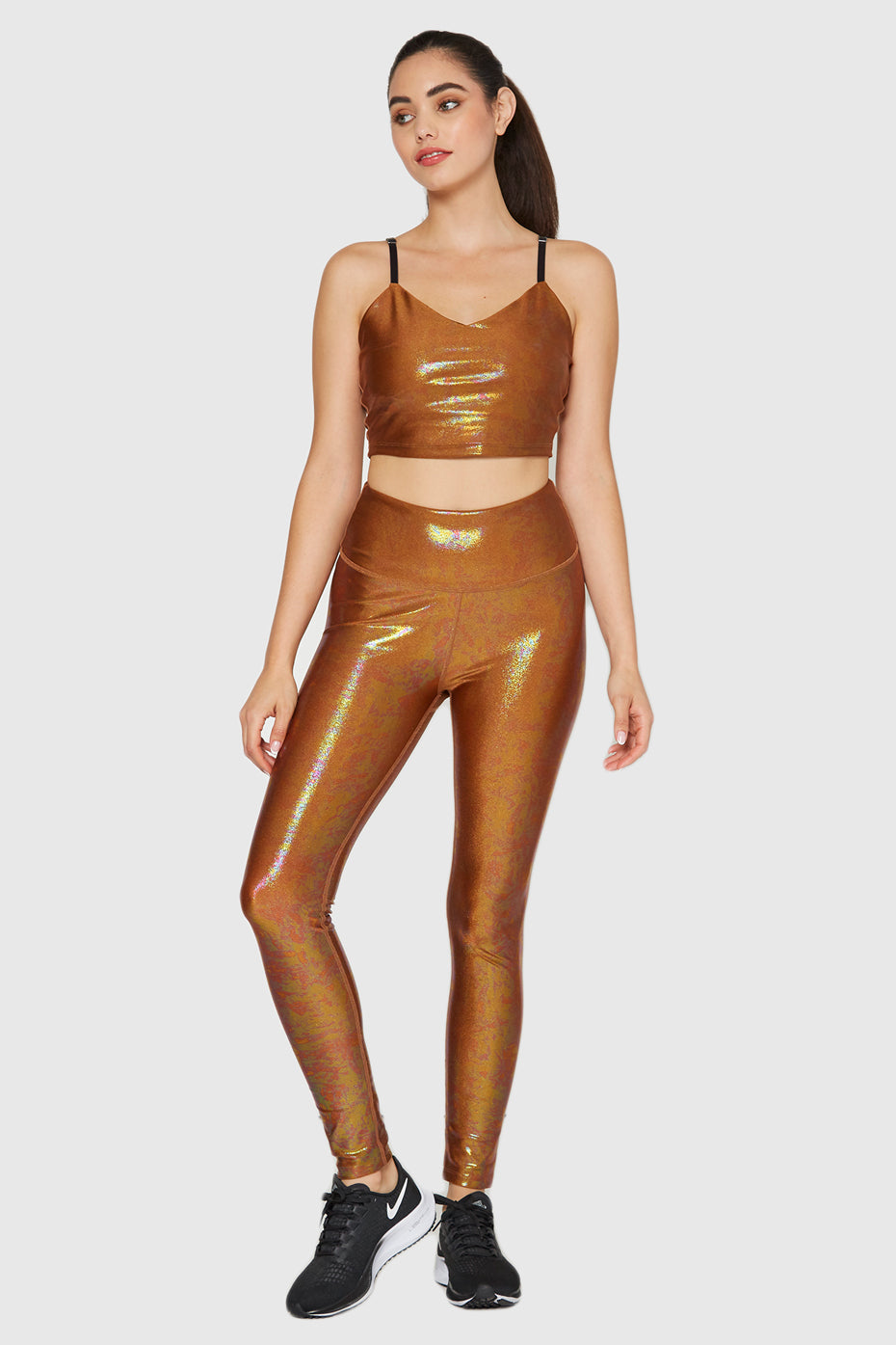 Copper T-Strap Bra