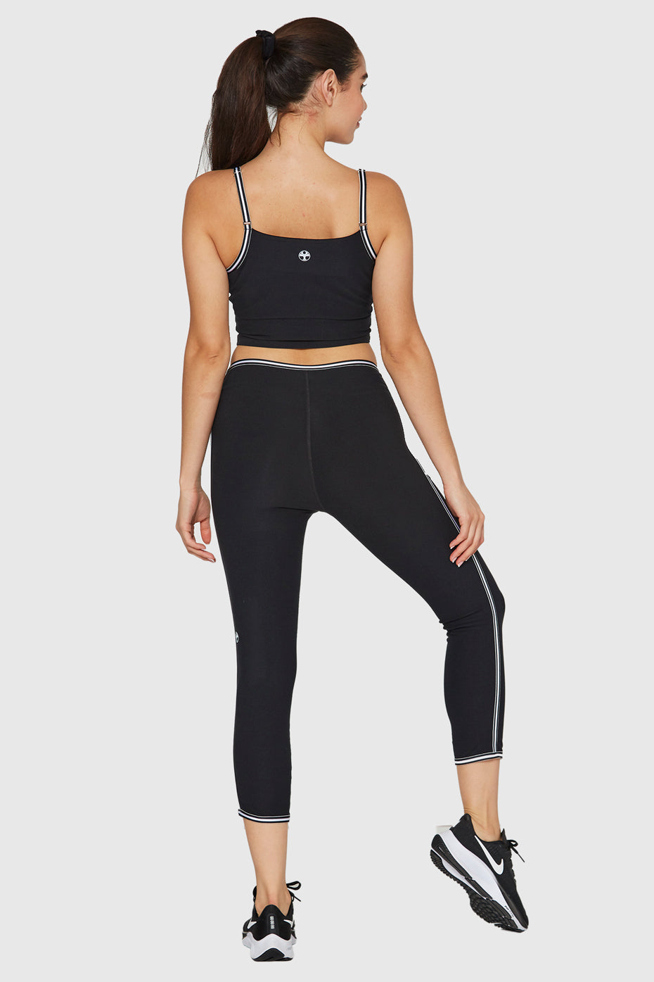 Bias Stripe Crop Top
