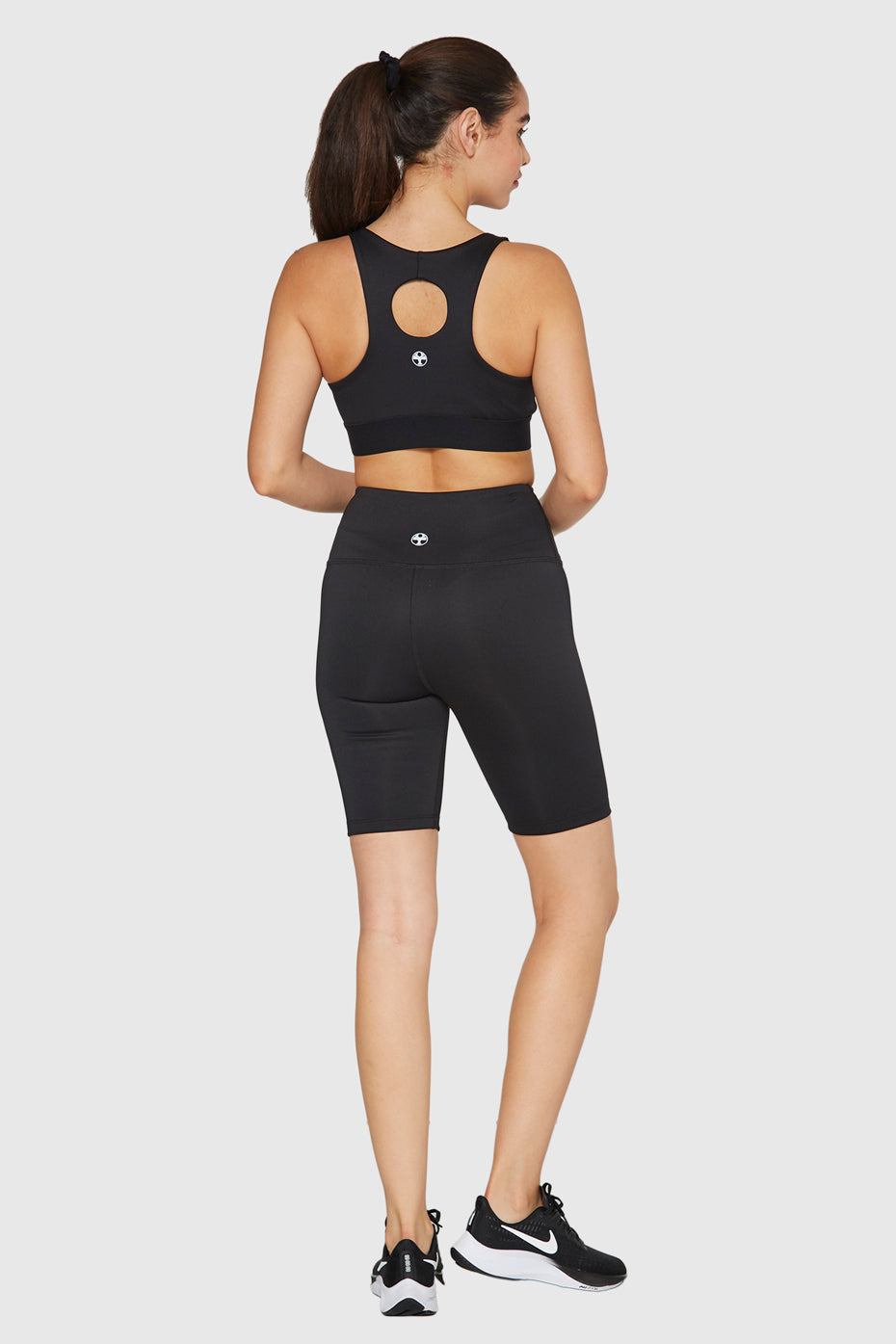 High-Rise Scuba Biker Shorts