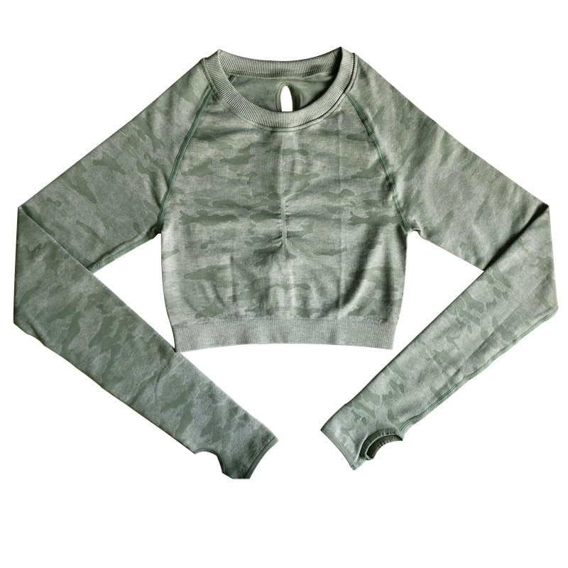 Camo Seamless Long Sleeve