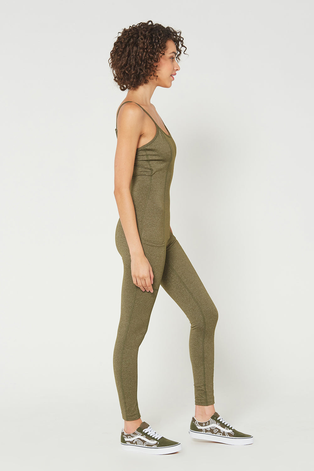 Sculpted Scoop-Neck Romper