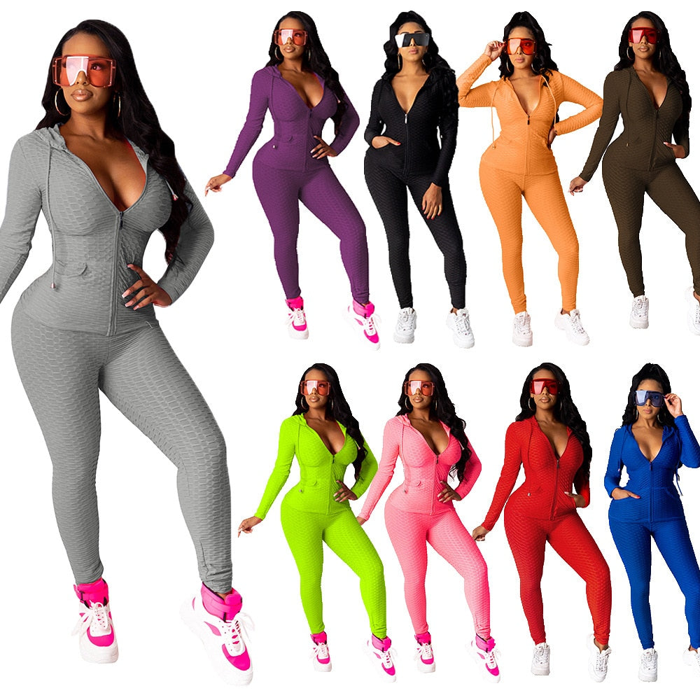 Jacquard Hooded Set