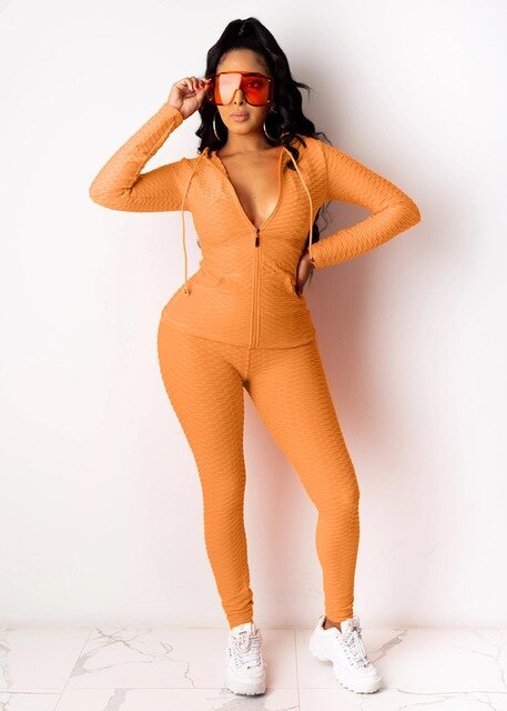 Jacquard Hooded Set