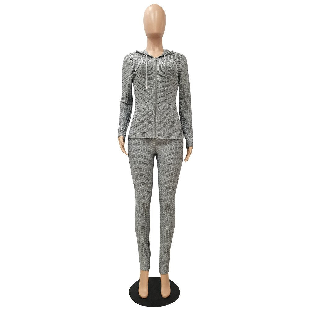 Jacquard Hooded Set